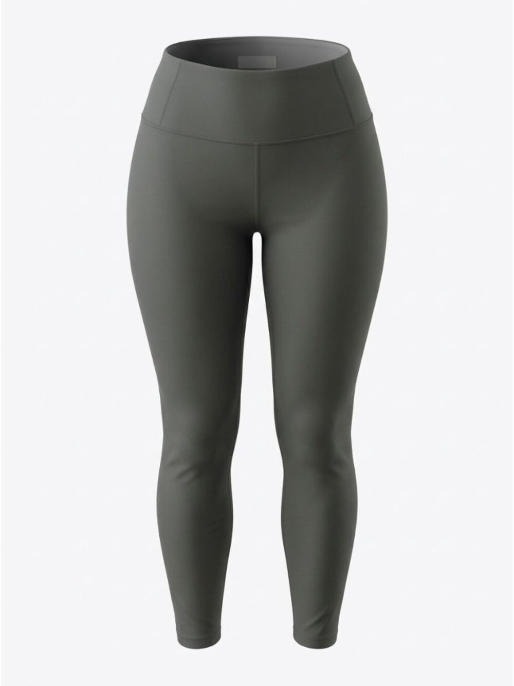 NWT All In Motion High Waisted Athletic Leggings Sz 2X Dark Gray Running Fitness